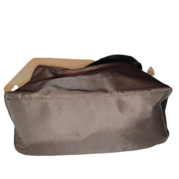 Jean Pierre | Bags | Jpk Jeanpierre Paris 75 Designer Brown Gold Nylon ...